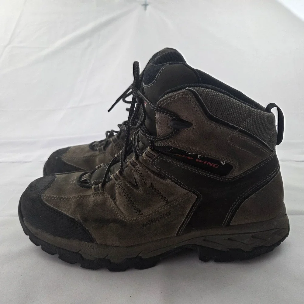 Red Wing 6670 TruHiker Boots Mens 10.5 Steel Toe Waterproof EH Work NO INSOLES